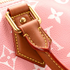 Calfskin Monogram Speedy P9 Bandouliere 40 Pink Sakura