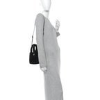 Padded Velvet Mini Bag Black