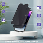 SAHARA - ZeroDamage Ultra-Strong+ Tempered Privacy Glass Screen Protector (2-Pack) - iPhone 15 Plus
