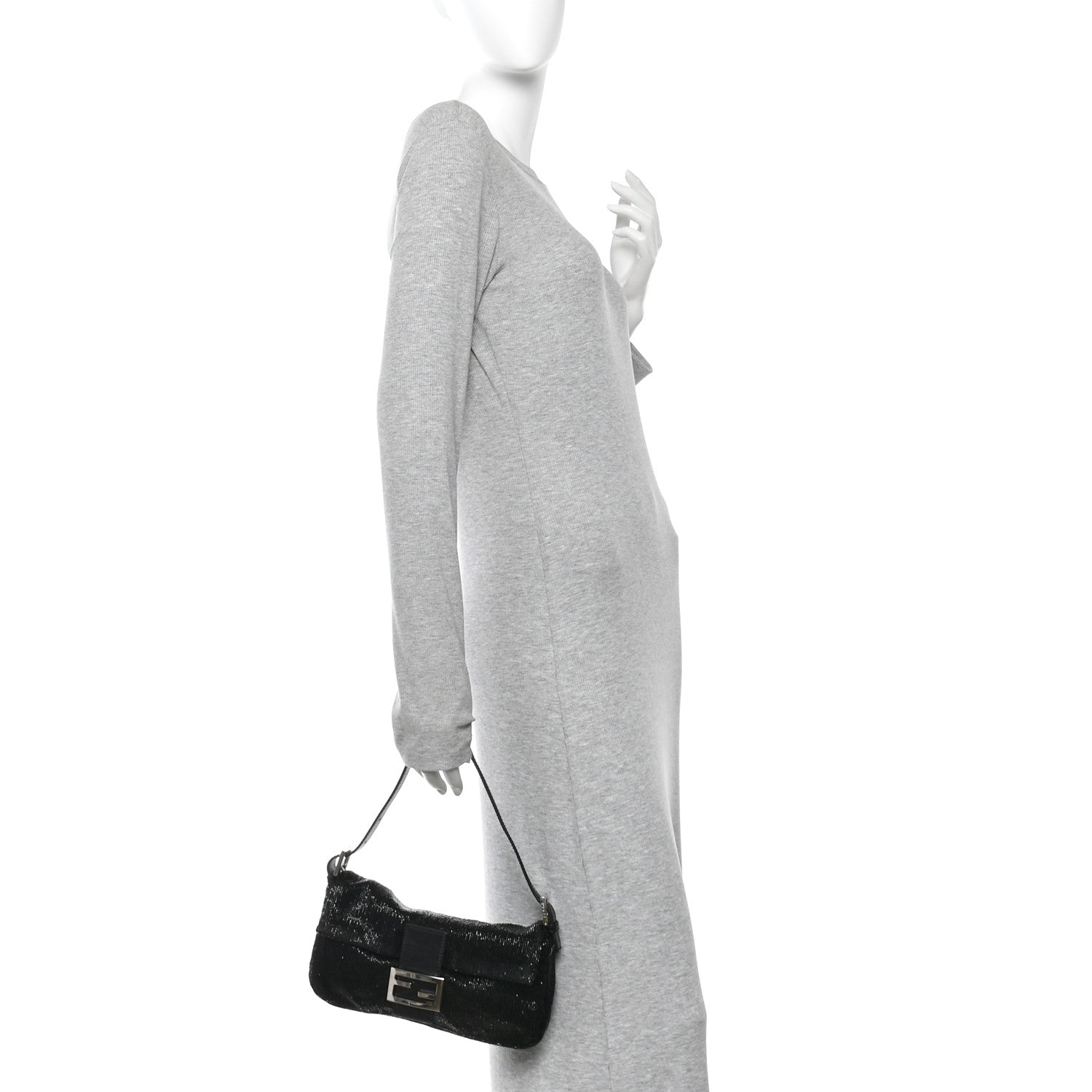 Beaded Baguette Black