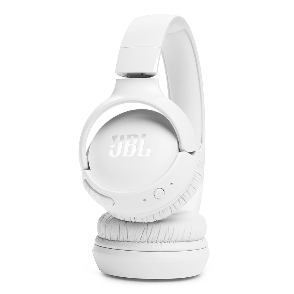 JBL Tune 520BT Wireless On Ear Bluetooth Headphone Bundle with gSport Case (White)