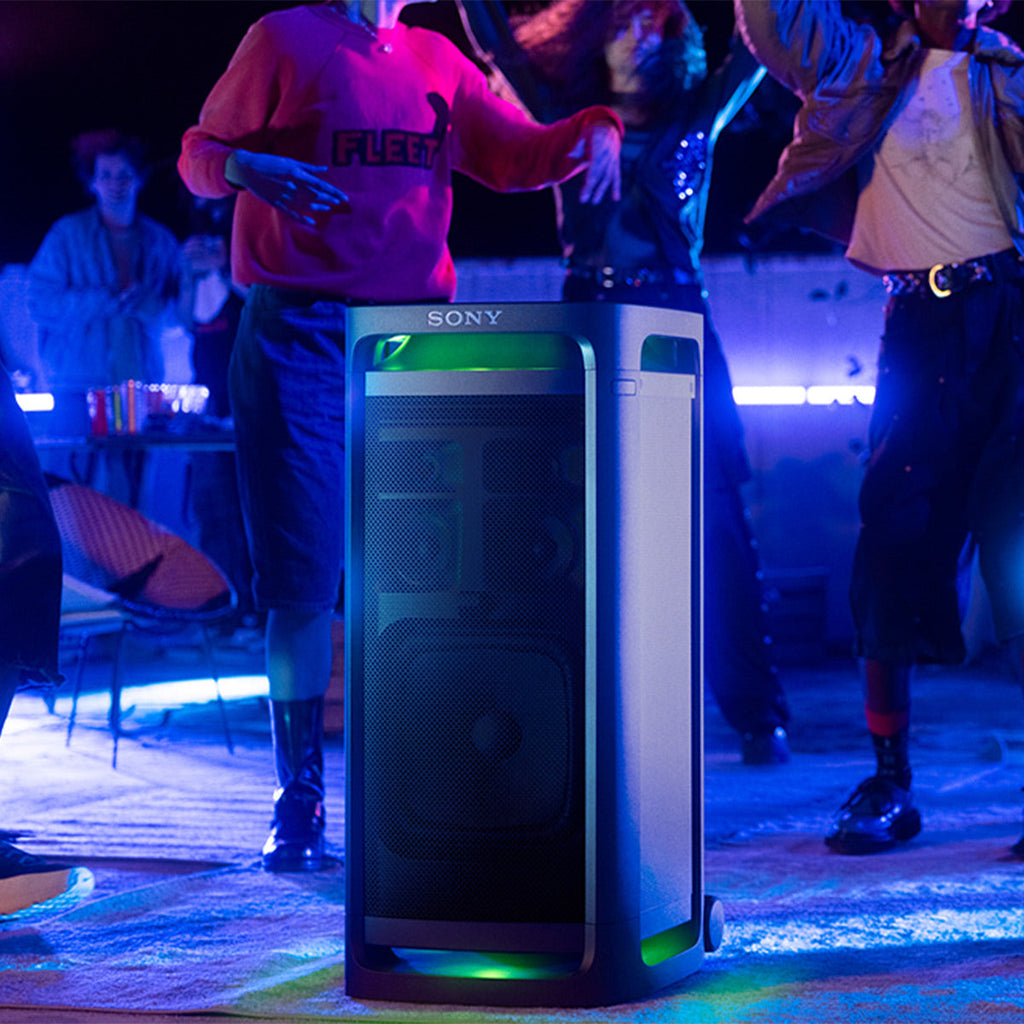 Sony ULT TOWER 9AC Bluetooth Party Speaker Bundle with ULT Mic Wireless Microphones