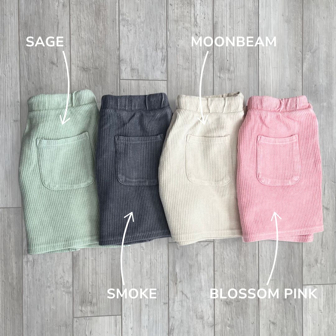 Sage Shorts mit Kordelzug