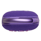 JBL Clip 5 Ultra Portable Bluetooth Speaker with gSport Carbon Fiber Case (Purple)
