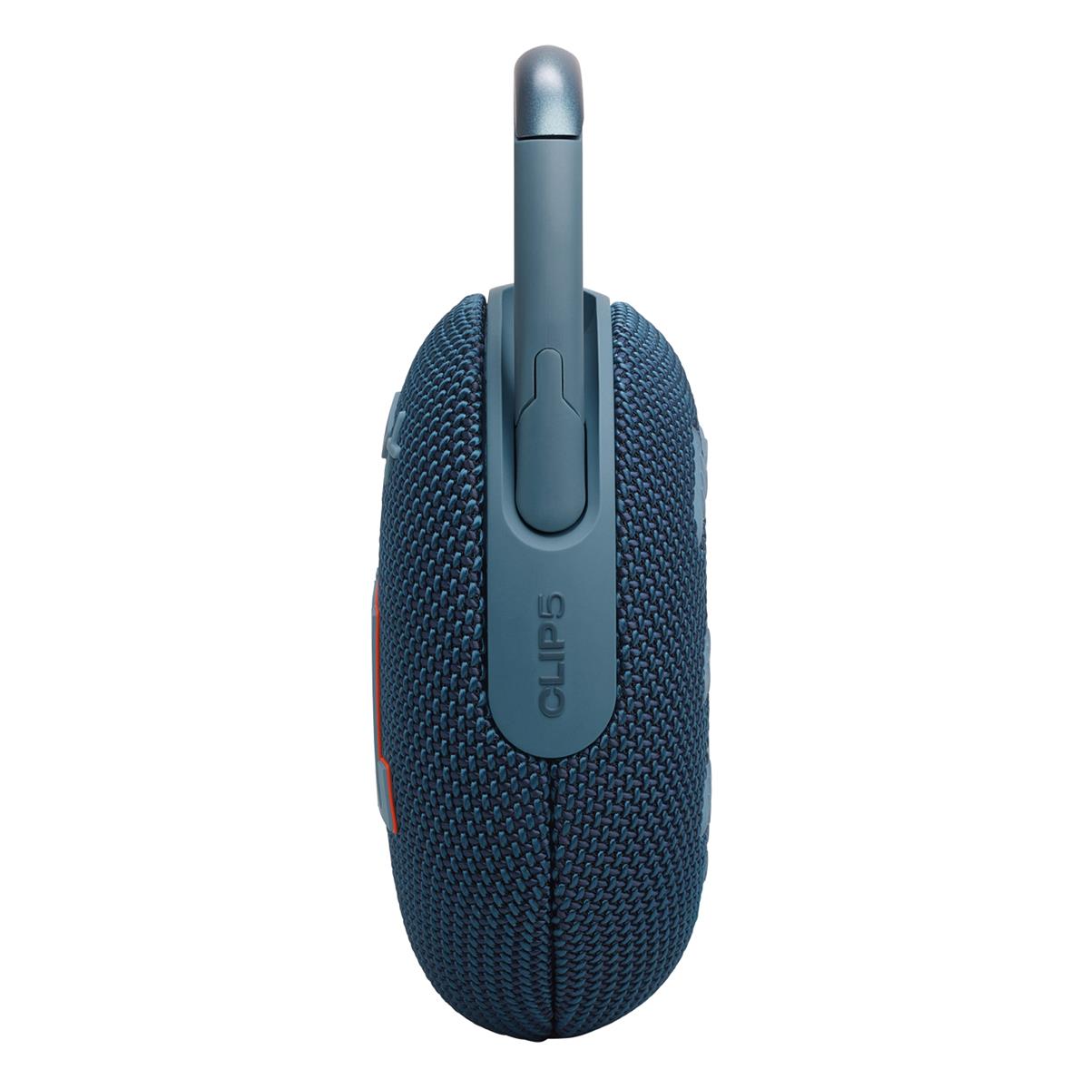 JBL Clip 5 Ultra Portable Bluetooth Speaker with gSport Silicone Sleeve (Blue)