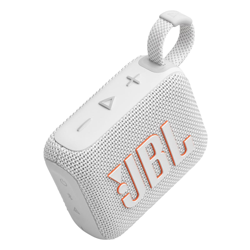 JBL Go 4 Ultra Portable Bluetooth Speaker Bundle with gSport Case (White)