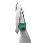 Taurillon Clemence Mini Lindy 20 Vert Vertigo