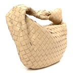 Nappa Intrecciato Teen Jodie Hobo Porridge