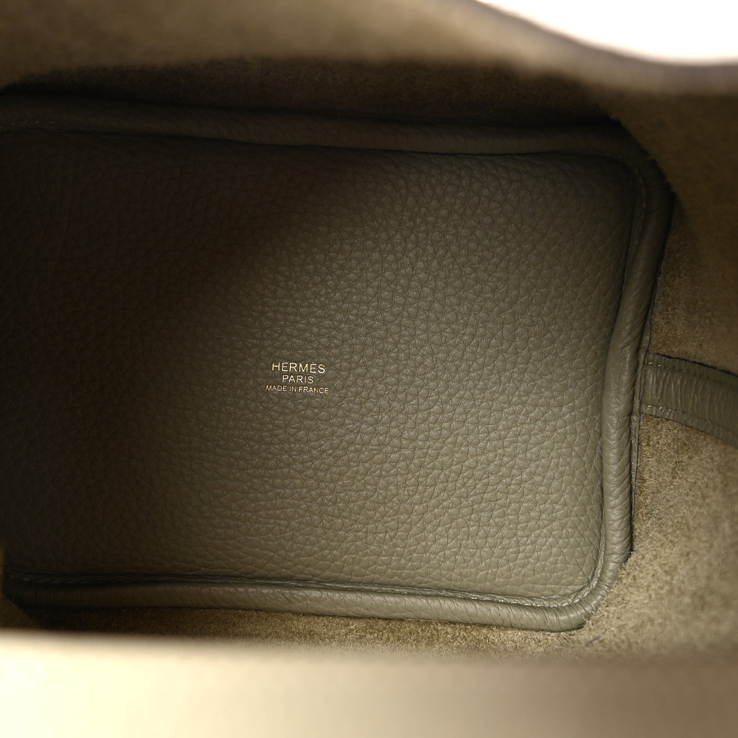 Taurillon Clemence Picotin Lock 18 PM Sauge