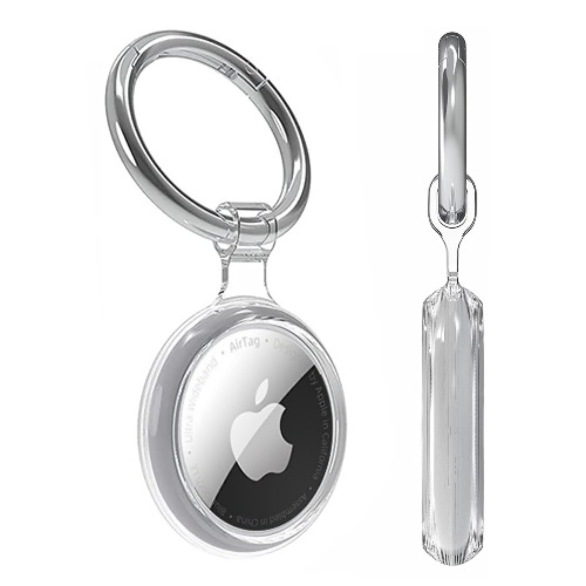 SAHARA- Hybrid Flex Case for Apple AirTag - Clear