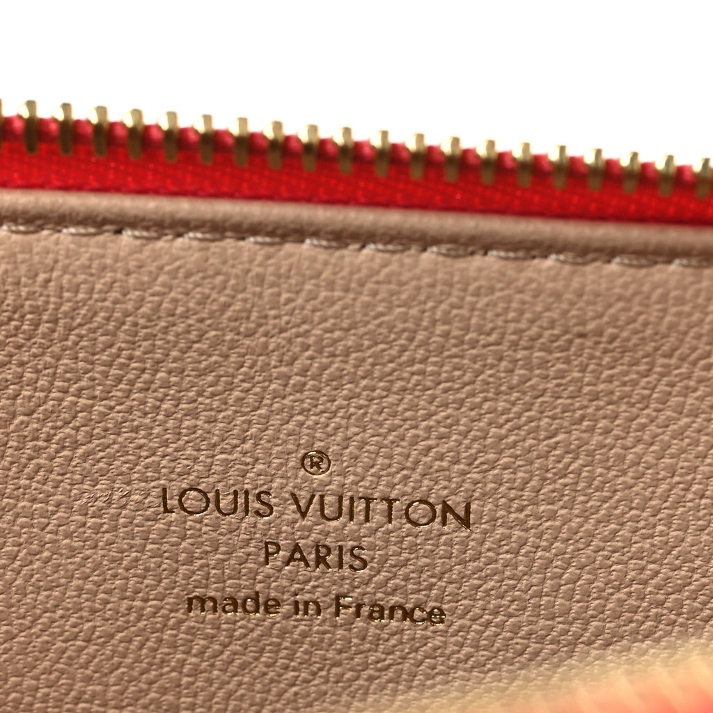 Lambskin Embossed Monogram Coussin PM Coral