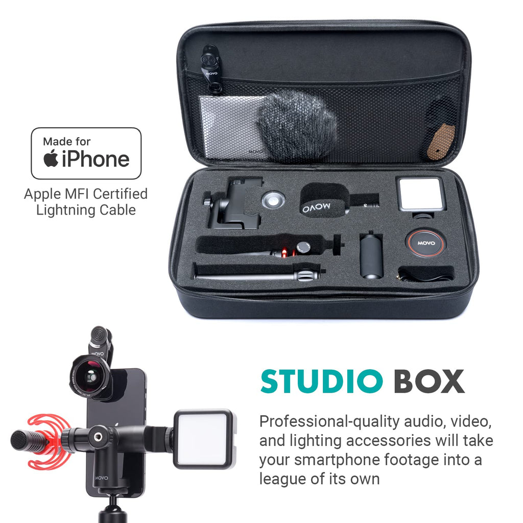 Movo iVlog1 Kit for Lightning with Fullsize Tripod