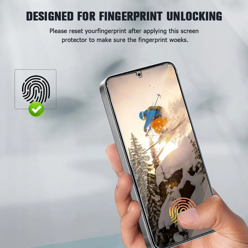 Entronix Clear Screen Protector Compatible with Galaxy S10e - 2-Piece Combo