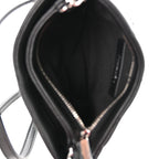 Lambskin Quilted Uniform Crossbody Bag Black
