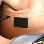 New Sakai Calfskin Lux Medium Dahlia Tote  Black