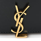 Box Calfskin Mini Voltaire Shoulder Bag Black