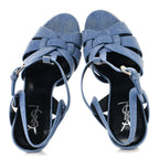 Denim Tribute 105 Platform Sandals 39.5 Blue