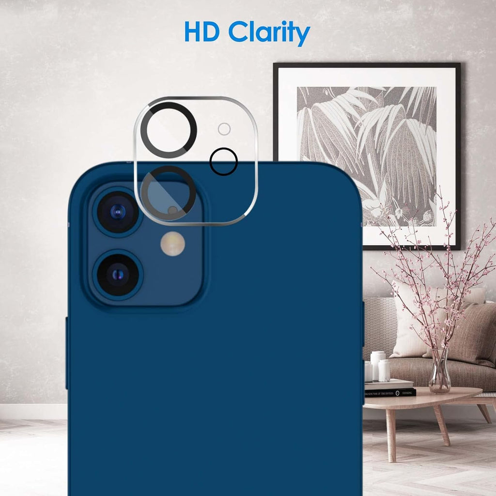Entronix Clear Camera Lens Protector Compatible with iPhone 13 Mini - 2-Piece Combo