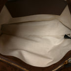 Suede Shearling Patchwork Monogram Giant Jamie Brown Beige