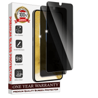Entronix Anti-Spy Privacy Screen Protector Compatible with Galaxy A73 - 2-Piece Combo