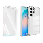 [DIS] Entronix Bundle Compatible with Galaxy S26 Ultra - [Hard Back] Clear Case & 2 Clear Screen Protectors