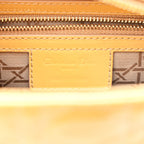 Patent Cannage Medium Lady Dior Dark Beige