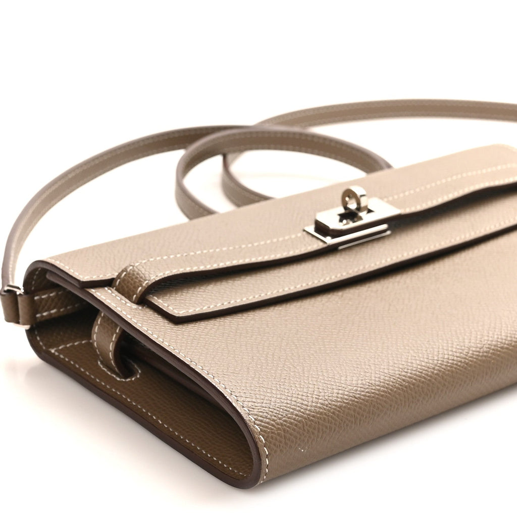 Epsom Kelly Wallet To Go Etoupe