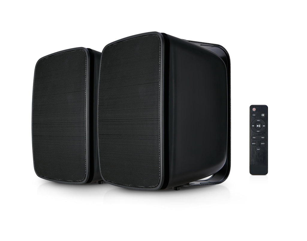 Dual Bluetooth Weatherproof Indoor & Outdoor Wall-Mount Loudspeakers