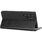 SAHARA - Indy Series Genuine Leather Wallet Case - Samsung Galaxy S23 Ultra