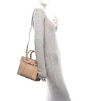 Silky Calfskin Mini Zipped Bayswater Rosewater