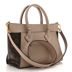 Calfskin Monogram On My Side PM Greige