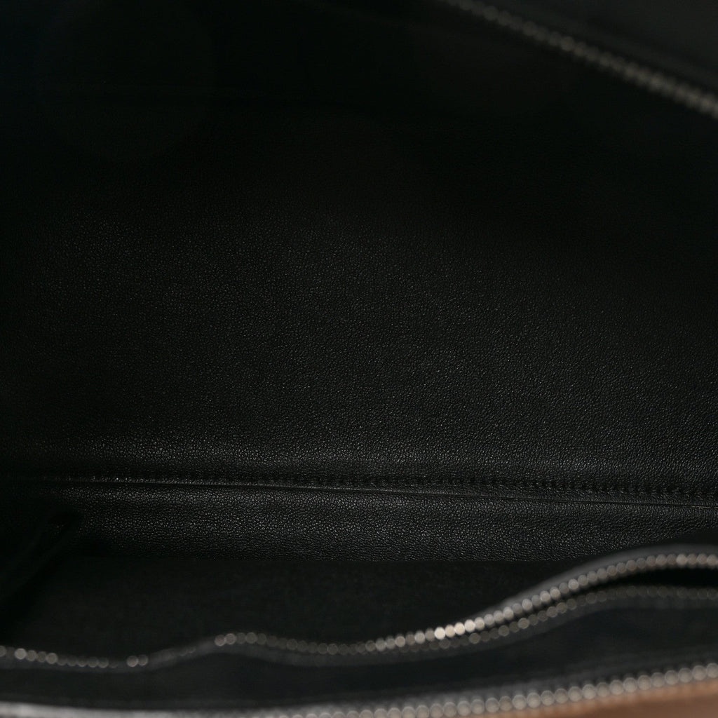 Pony Hair Calfskin Medium Edge Shoulder Bag Praline