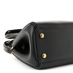 Supple Calfskin Small Madrid Bag Black