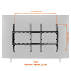 Fixed Wall Mount with Bubble Level for 32-70 Inch  LCD, LED, and Plasma Screens