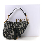 Oblique Mini Saddle Bag Blue