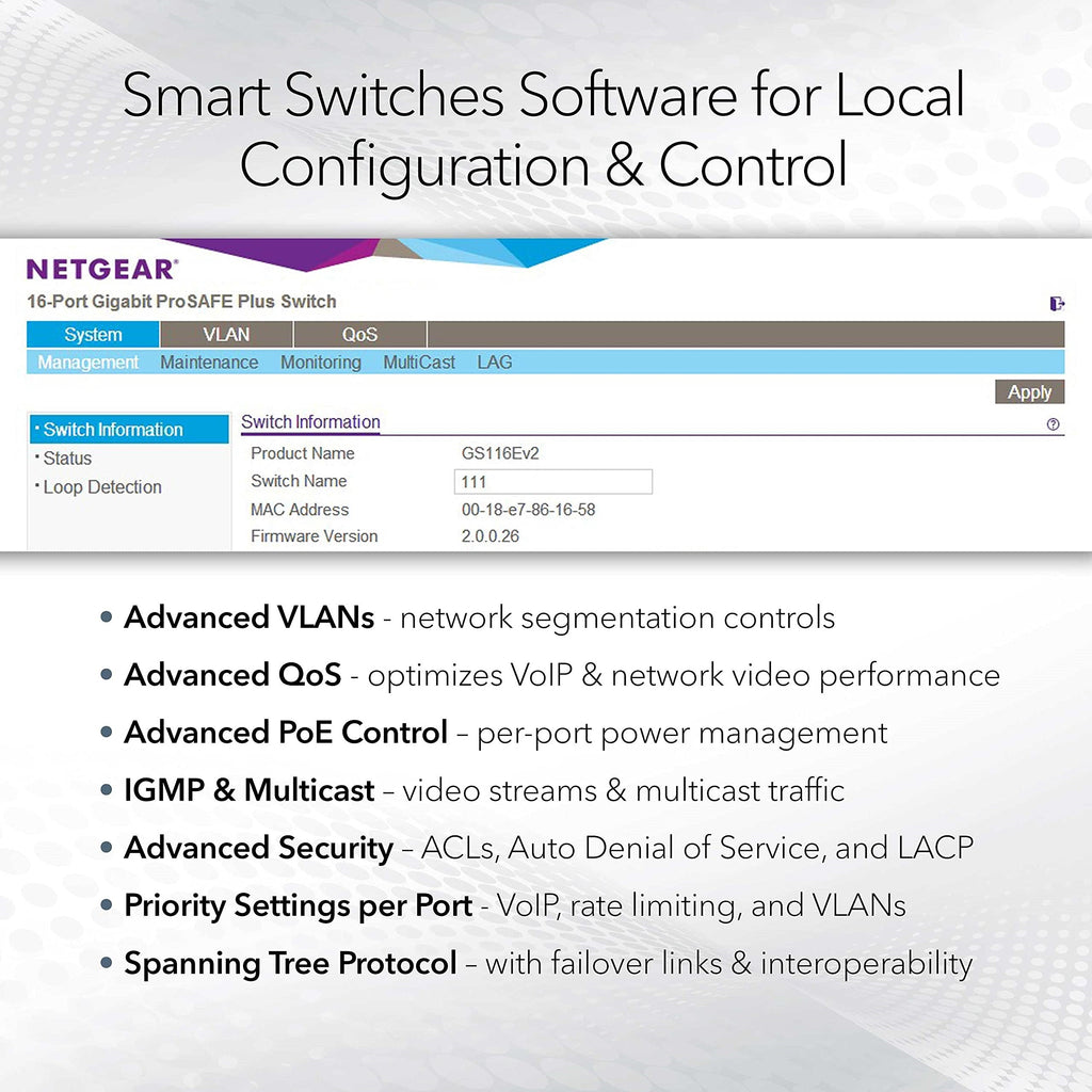 Gigabit Smart Managed Switch