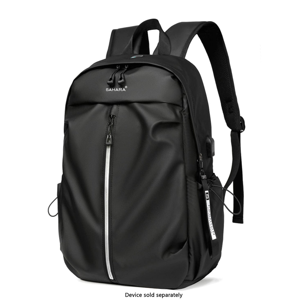SAHARA - UrbanFlow — Slim USB Laptop Backpack - Laptops up to 16"