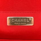 Caviar Quilted Waist Bag Red