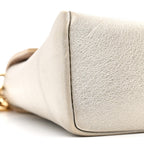 Metallic Calfskin Love Note Gold Silver