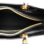 Patent Cannage Large Lady Dior Black