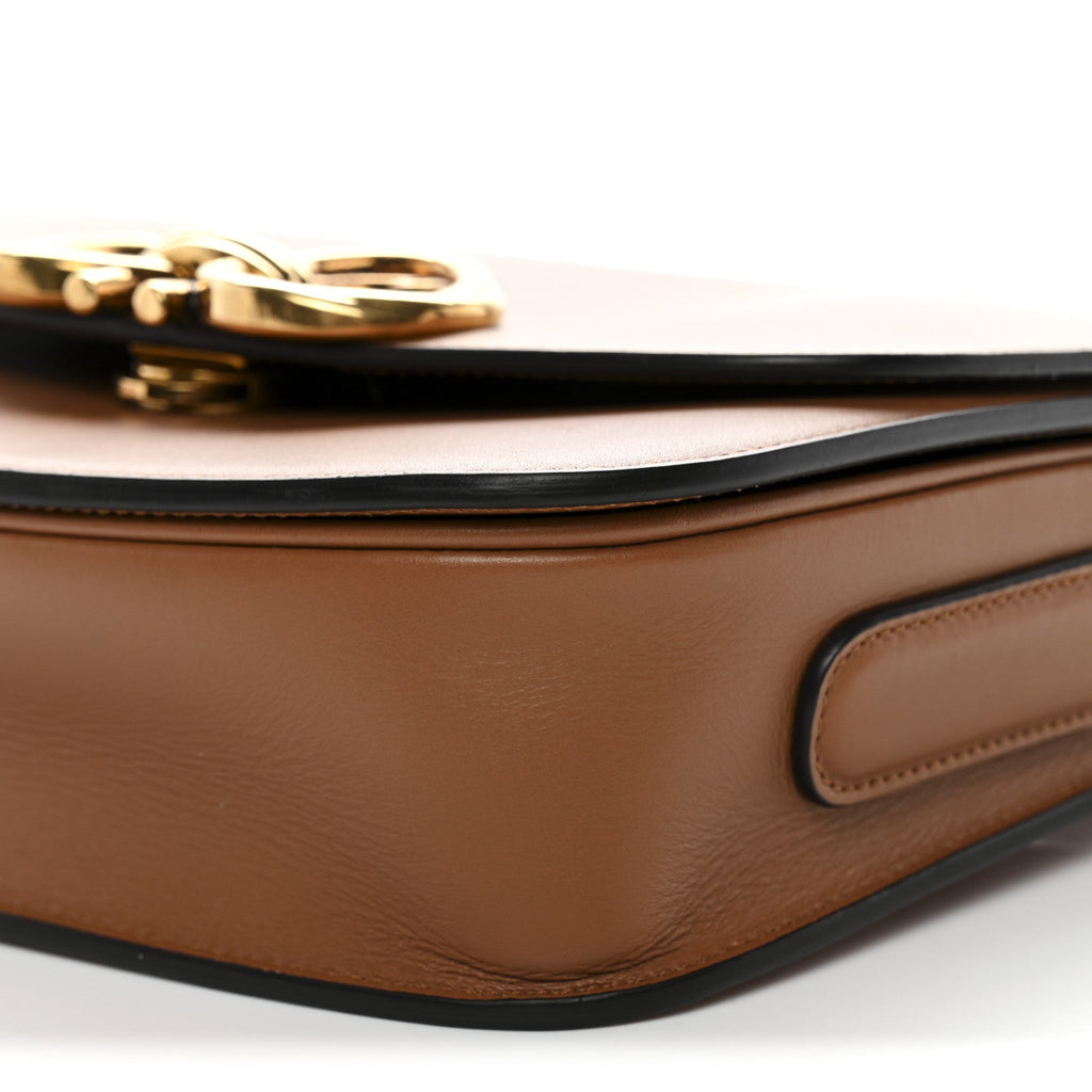 Calfskin Trapezio Crossbody Brown
