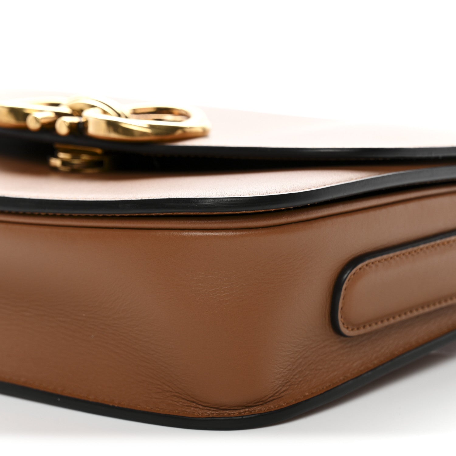 Calfskin Trapezio Crossbody Brown