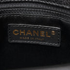 Caviar Quilted Grand Shopping Tote GST Black