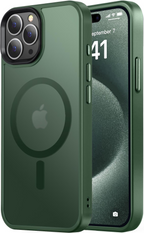 Entronix [Magnetic] Case Compatible with iPhone 13 Pro Max - Translucent Frosted Matte