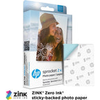 HP Sprocket Portable 2x3" Instant Photo Printer and Zink Paper Bundle