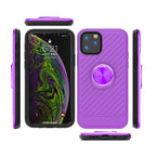 Apple Iphone 11 Pro Case With Ring Holder In Purple