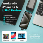 Movo NanoMic-C USB-C Wireless Mic with Mic Handle