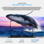 CHUWI Minibook X 2-in-1 Laptop with Intel N150 Processor (Up to 3.6GHz), 512GB Storage, 16GB LPDDR5 RAM, 10.51" FHD IPS Display (1200x1920), Windows 11 Operating System