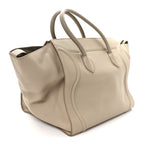 Supple Calfskin Large Phantom Luggage Dune