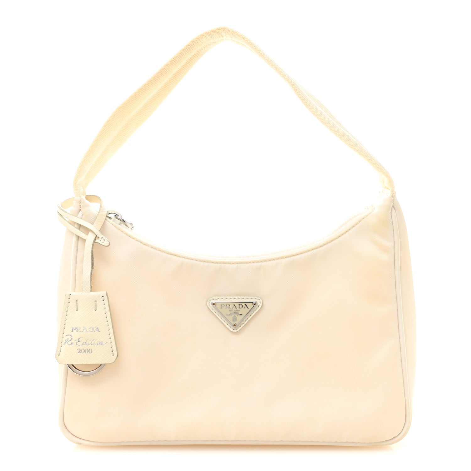 Tessuto Nylon Mini Re-Edition 2000 Bag White